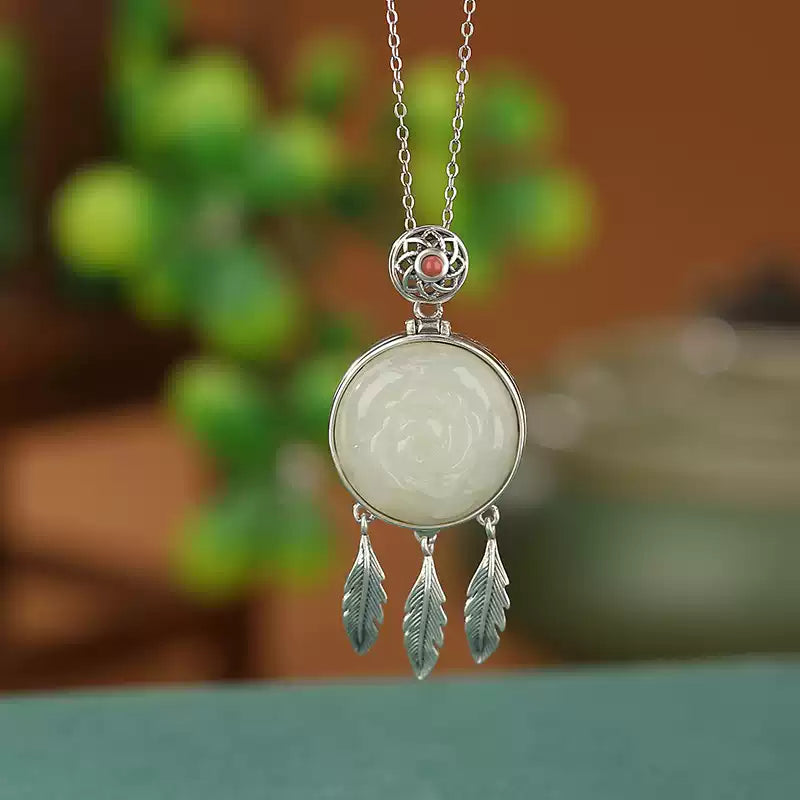 Leila Jade Dreamcatcher Pendant