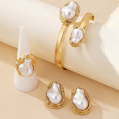 Brinlee Pearl Jewelry Set