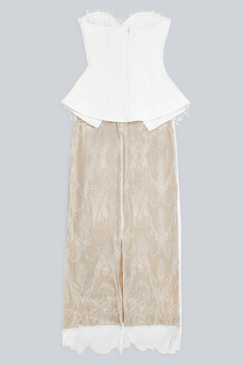 Kendall Crystal Lace Maxi Dress