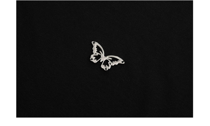 Luluswings Butterfly Emblem Fitted Maxi Dress - Evening Gown