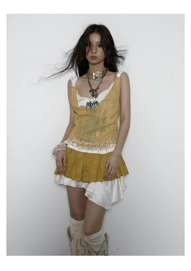 Inspired Layered Mini Dress