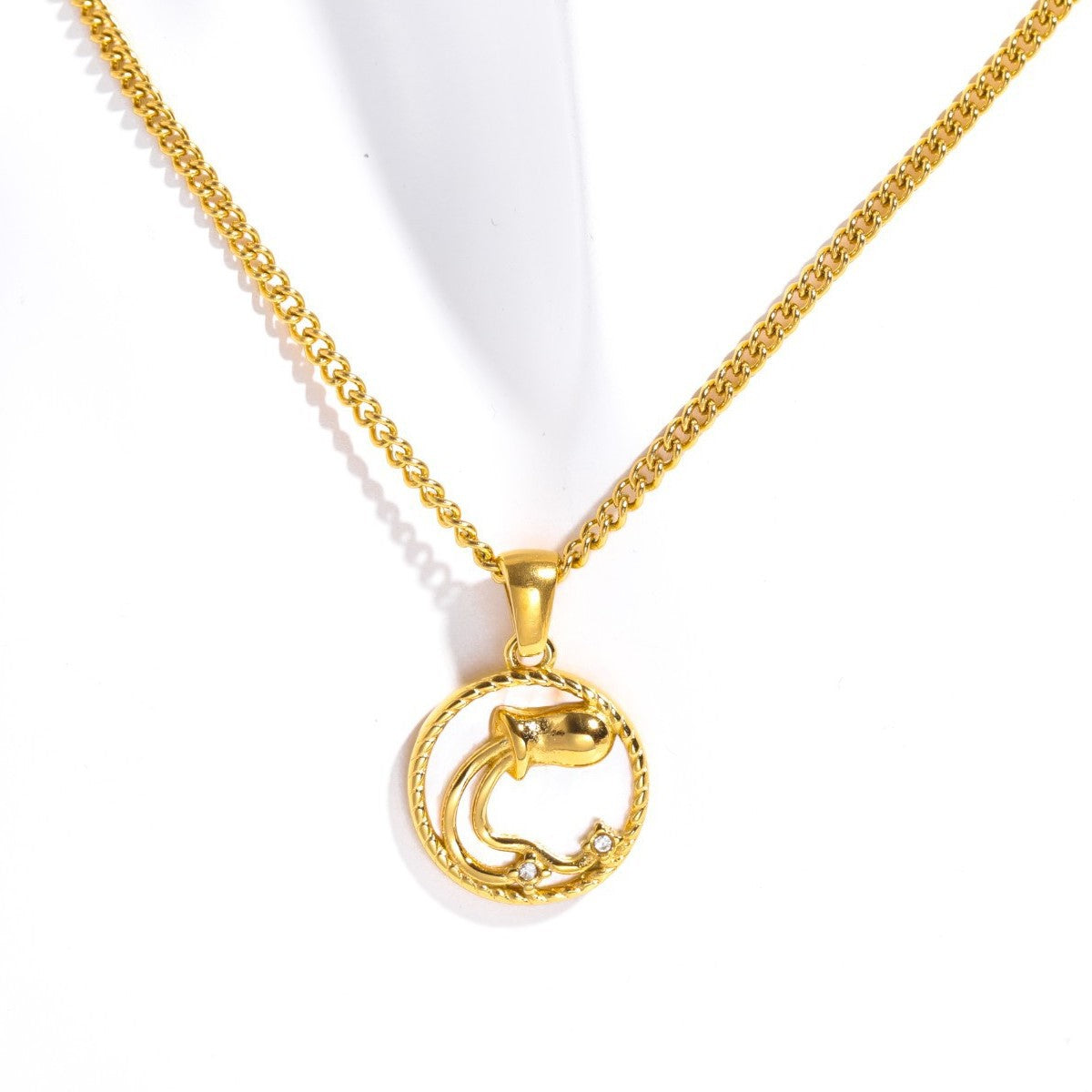 Tamera Zodiac Coin Necklace