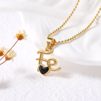 Keaton Enamel Heart Pendant Necklace