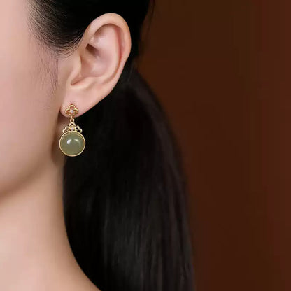 Brynn Jade Drop Earrings