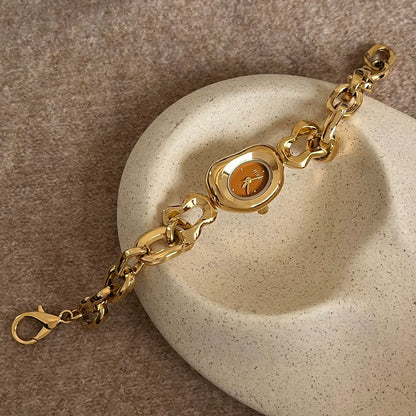Irregular Hollow Bracelet Watch