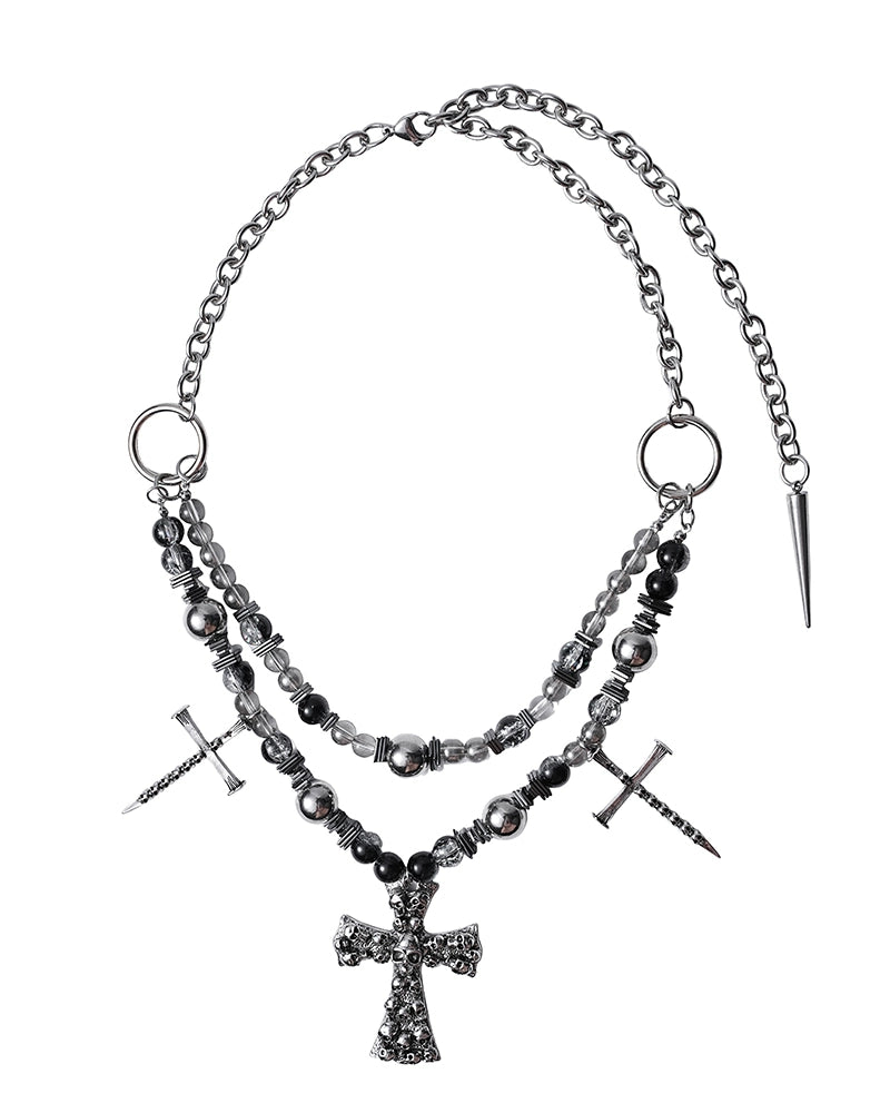 Gothic Cross Chain Necklace