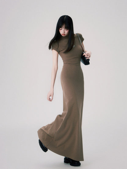 Luluswings Butterfly Emblem Fitted Maxi Dress - Evening Gown