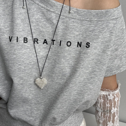 Aliza Clover Pearl Necklace