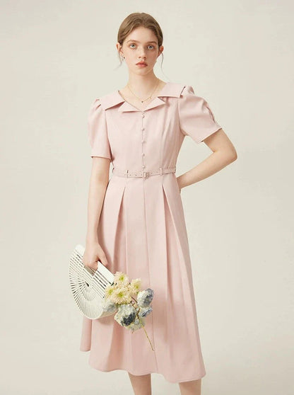 -inspired Silhouette Midi Dress