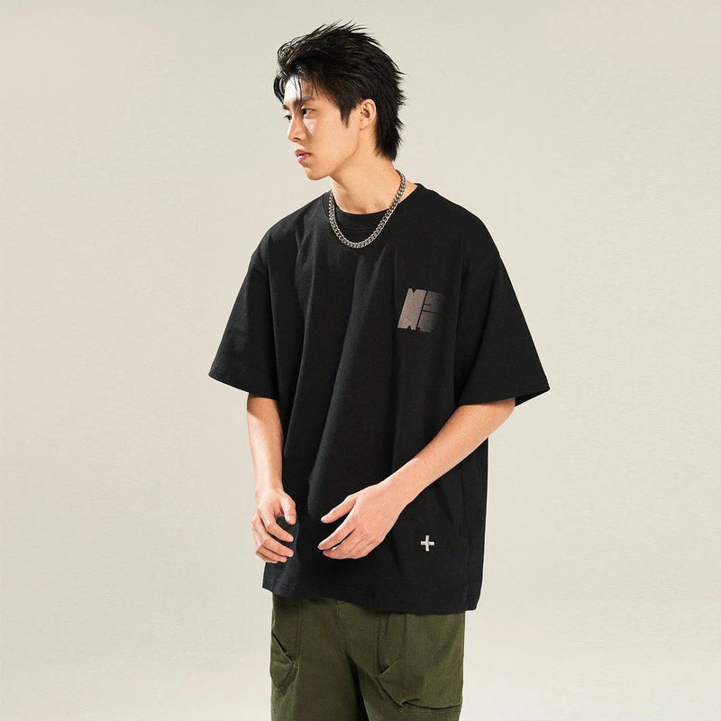 T-shirt With Subtle Fade Logo