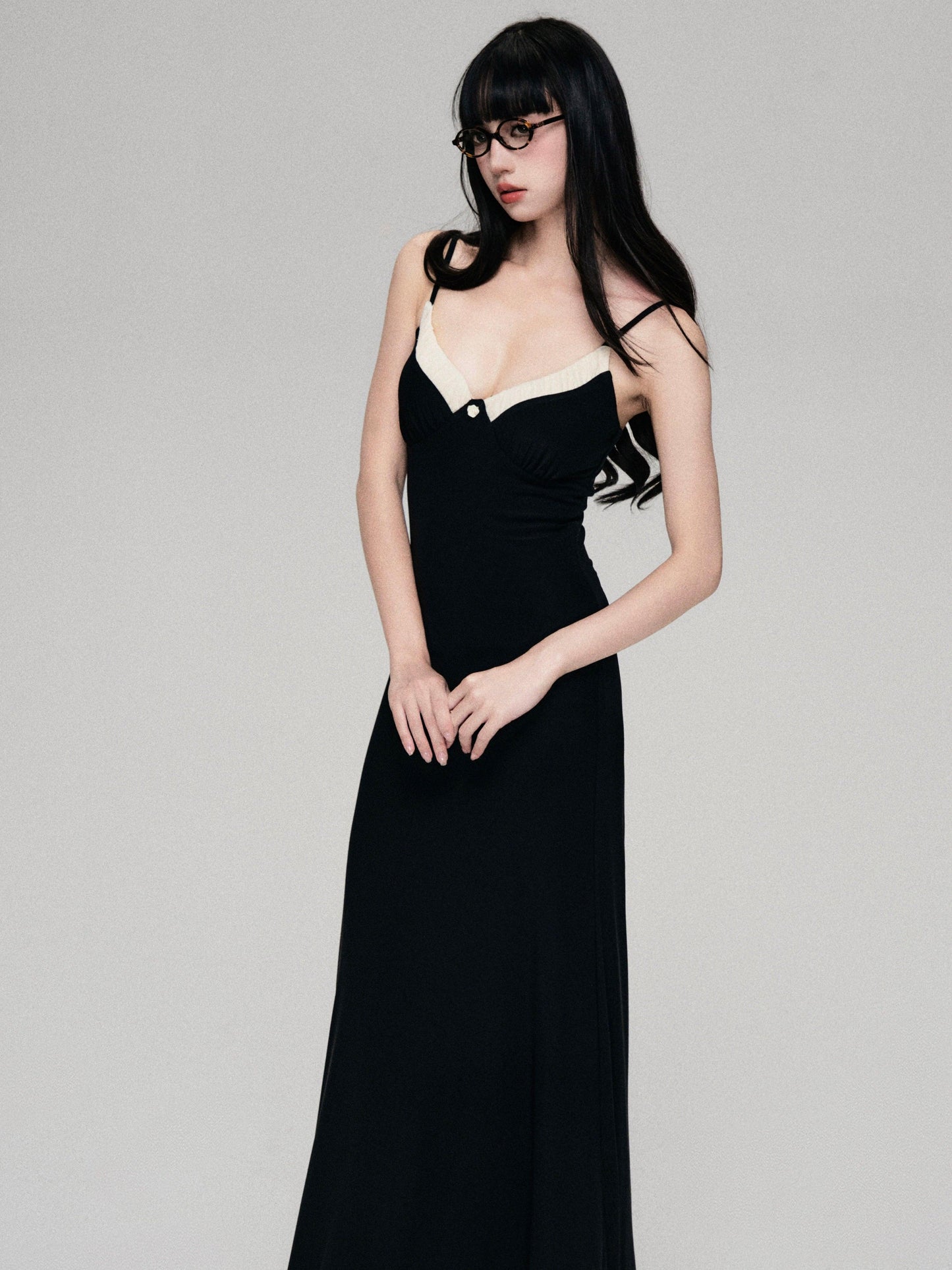 Luluswings Sweetheart Contrast Trim Bodycon Dress - Evening Gown