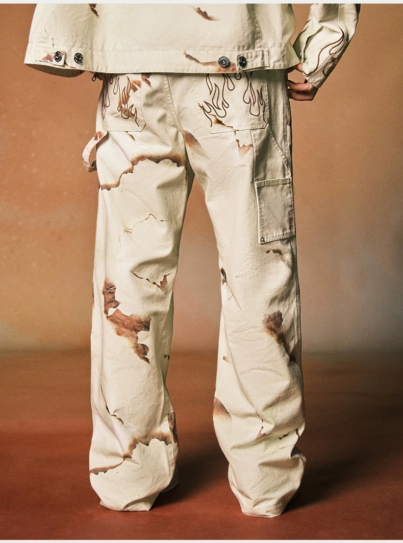 Fire-washed Logger Pants