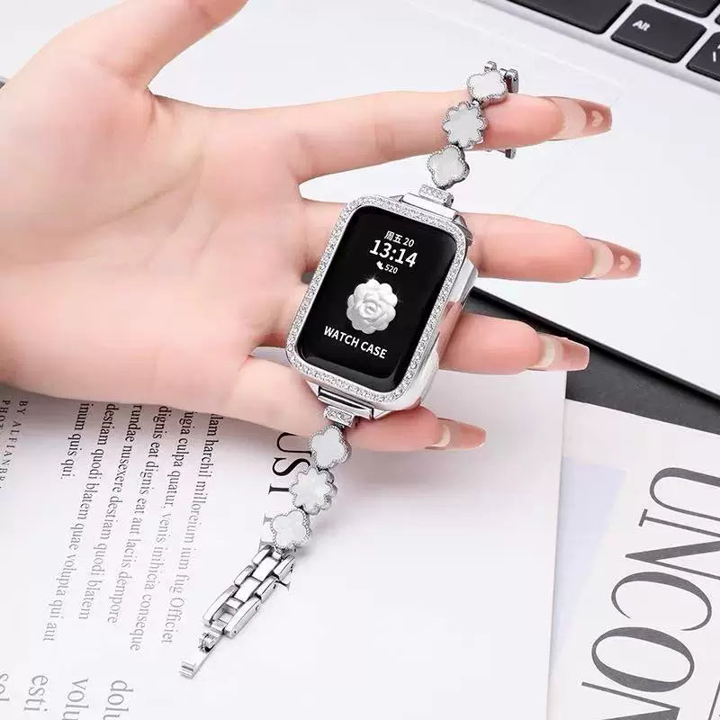 Mother-of-pearl Clover Watch Strap