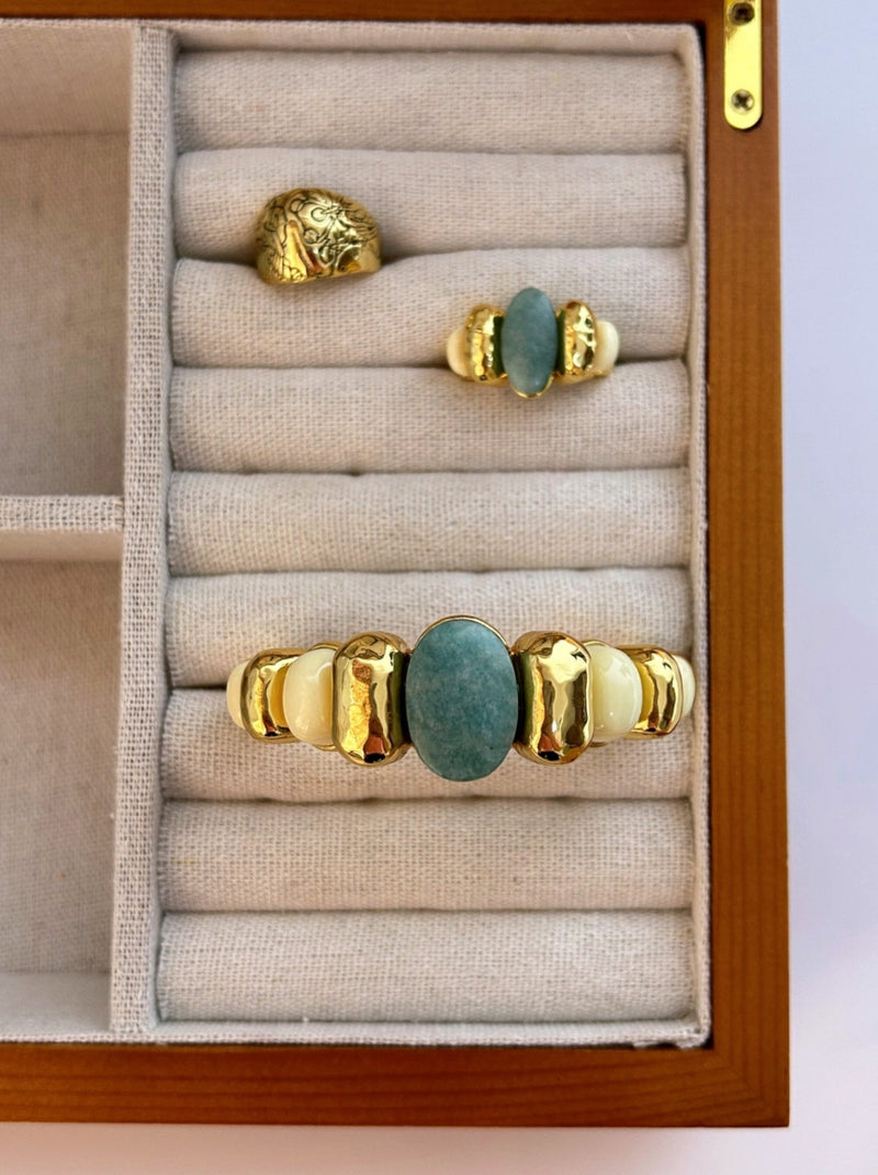 Nilah Amazonite Antique Bracelet