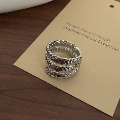 Keaton Sculptural Open Ring