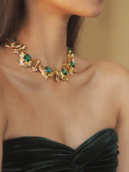 Inga Emerald Necklace