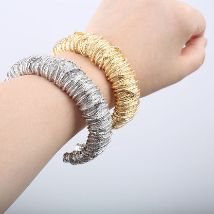 Nina Textured Wrap Bracelets