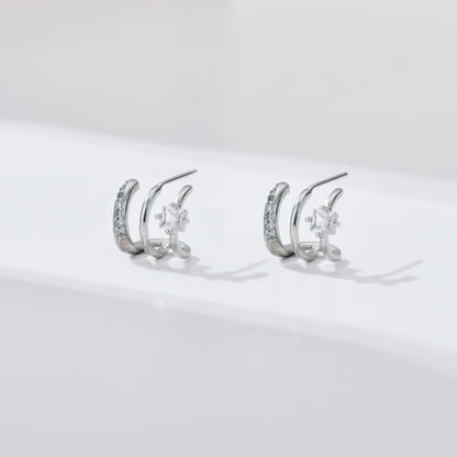 Aubrielle Three Piece Minimal Earrings