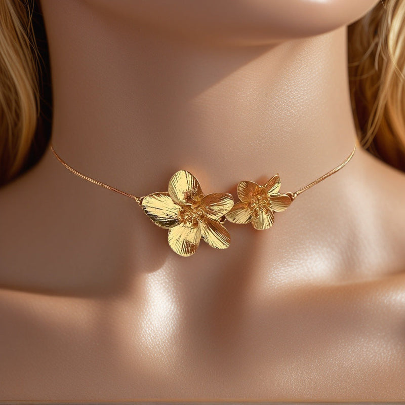Katana Bloom Pendant Necklace