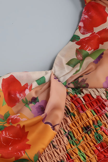 Hali French Waisted Maxi Dress