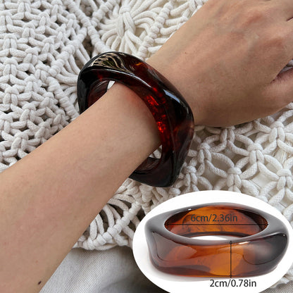 Jovanna Marbled Statement Bangle