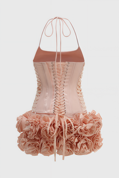 Islaye 3d Puff Mini Dress Two Piece Set