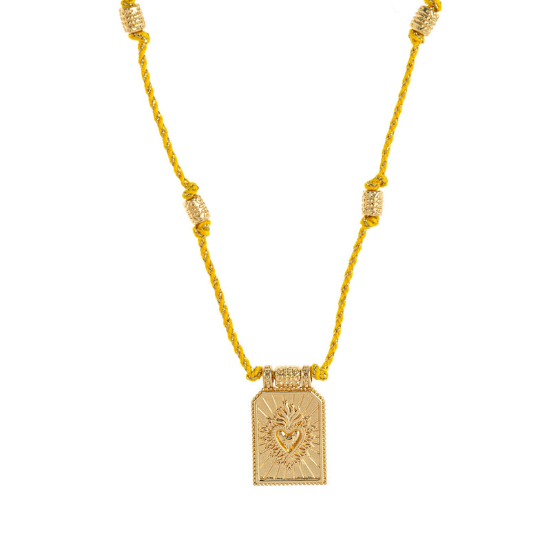 Siyona Cord Charm Necklace