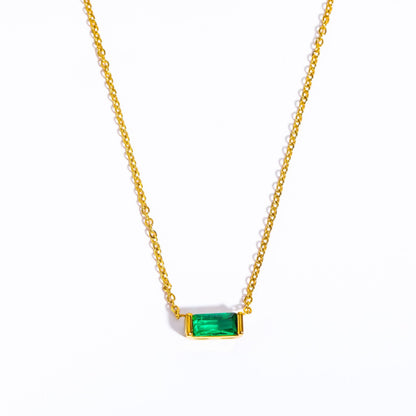 Bree Dainty Birthstone Necklace