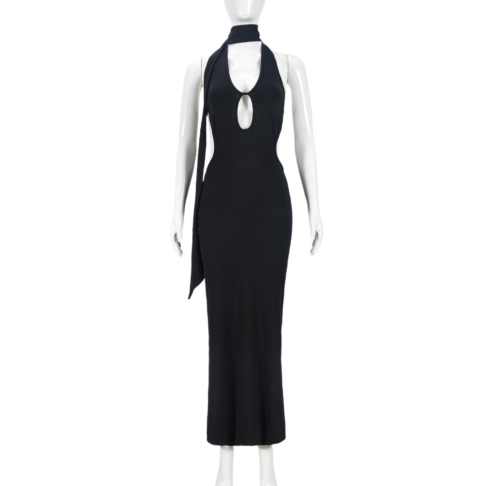 Dress Clothing Corset Hollow Out Cutout Out Neck Hollow Out Cutout Out Backless Slimming Maxi Dress