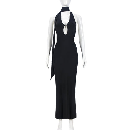 Dress Clothing Corset Hollow Out Cutout Out Neck Hollow Out Cutout Out Backless Slimming Maxi Dress