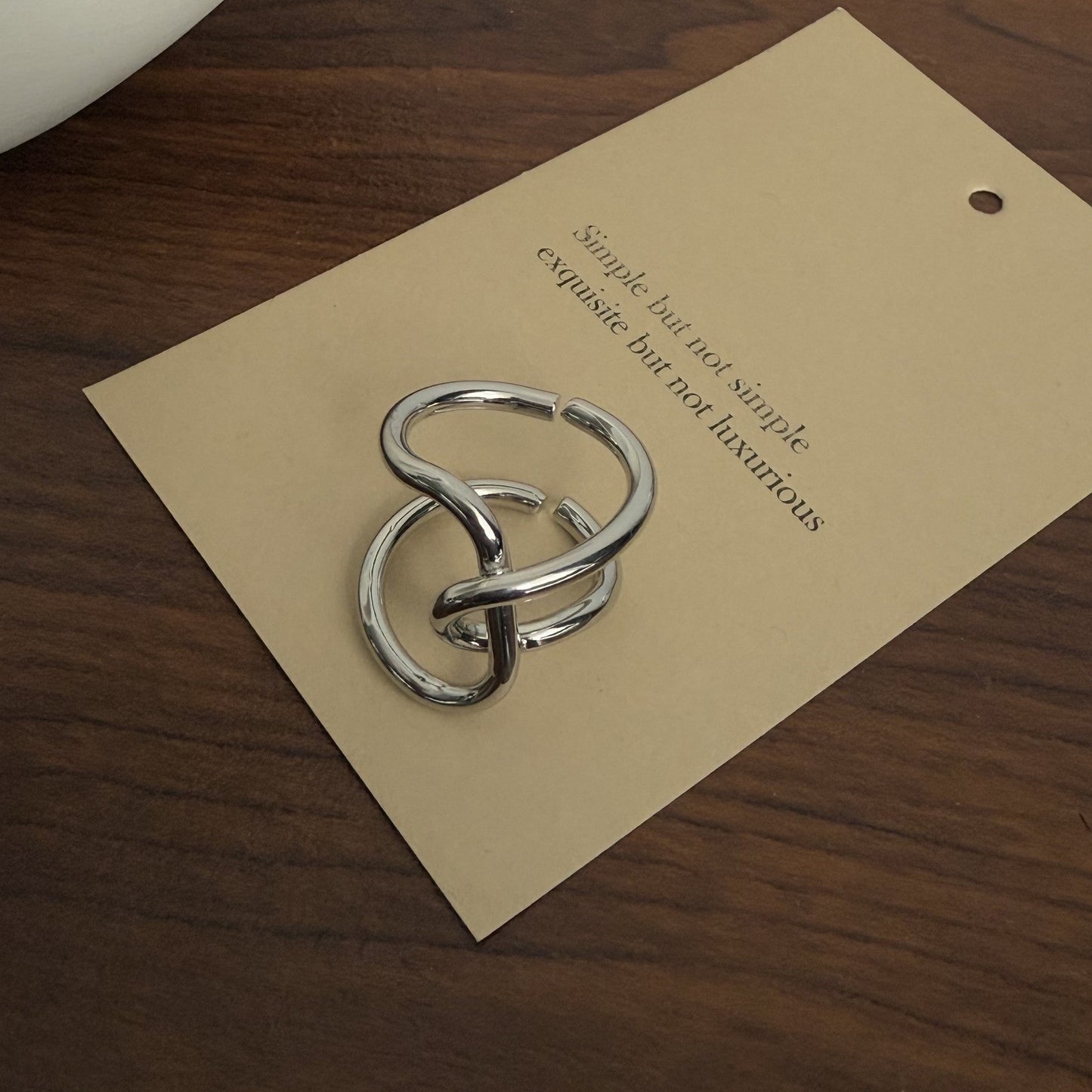 Keaton Sculptural Open Ring