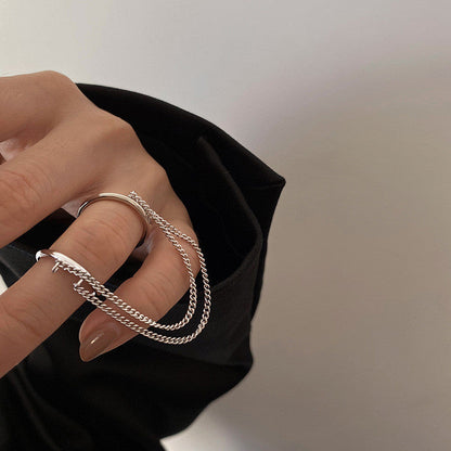 Zaniyah Layered Chain Ring