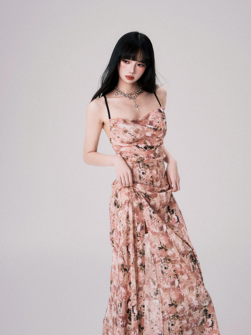 Luluswings Cowl Neck Maxi Dress - Romantic Evening Gown