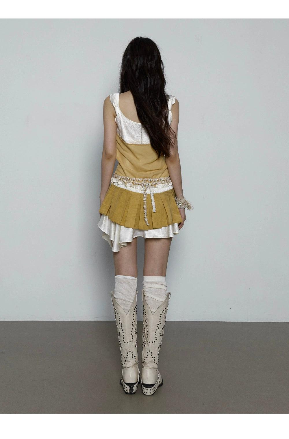 Inspired Layered Mini Dress