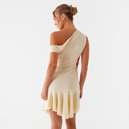 Corbin Asymmetric Mini Dress