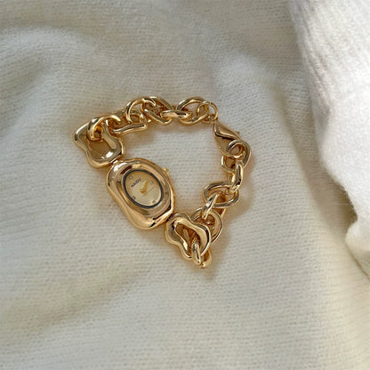 Irregular Chain Link Bracelet Watch