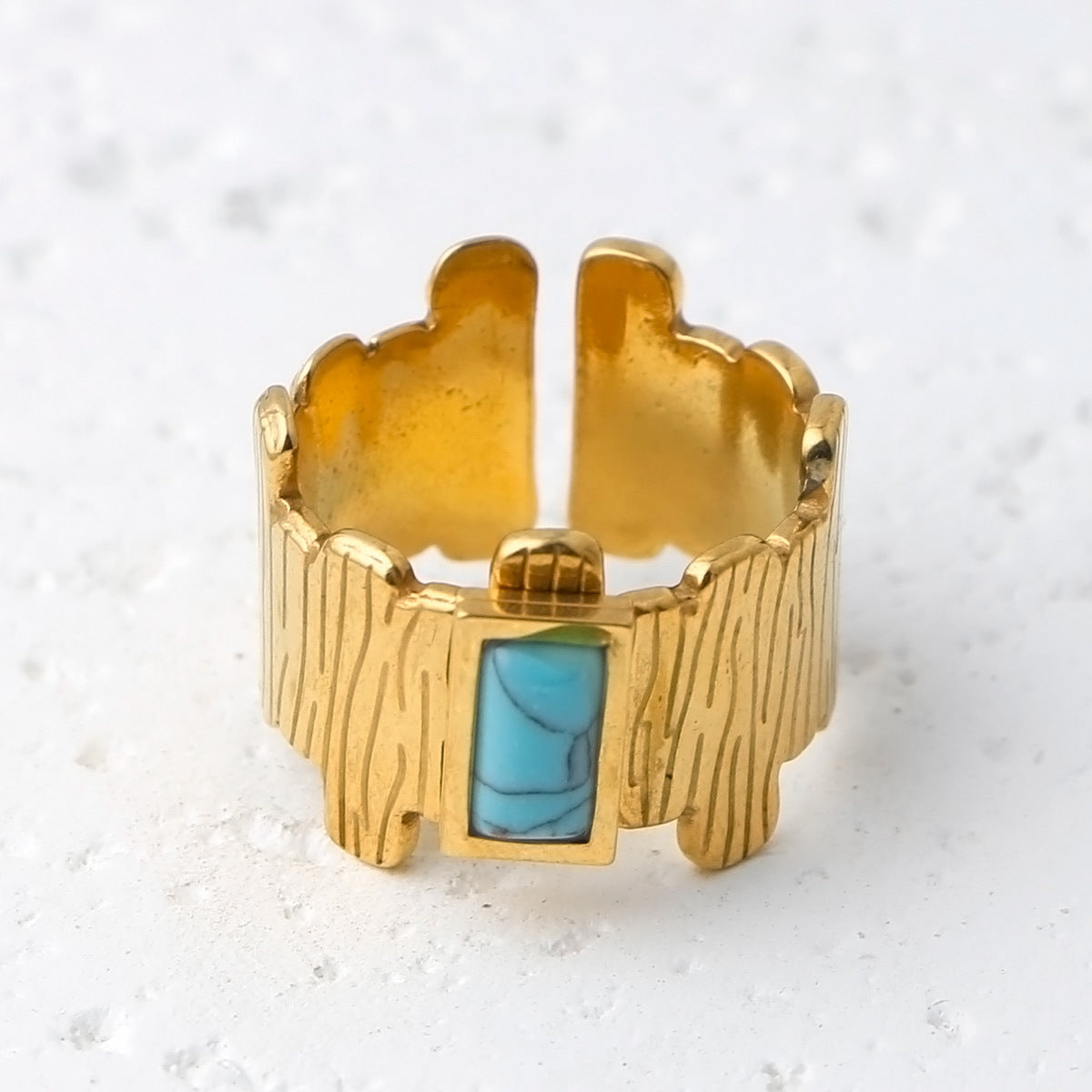 Thais Gold Statement Open Ring