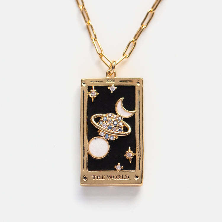 Erynn Gold-plated Tarot Necklace