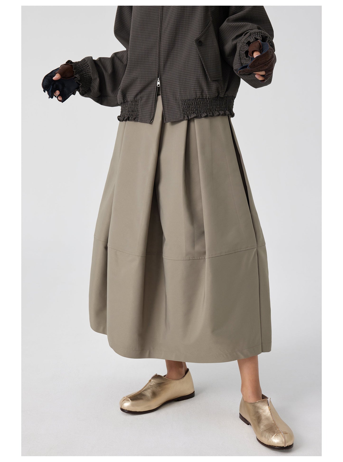 Bubble Long Skirt