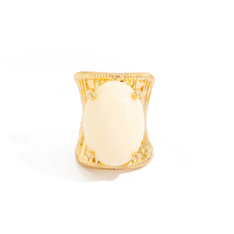 Chunky Resin Oval Ring