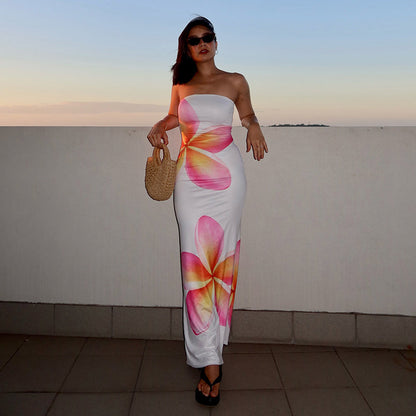 Lucia Strapless Maxi Dress