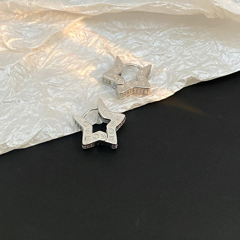 Vivi Star Huggie Earrings