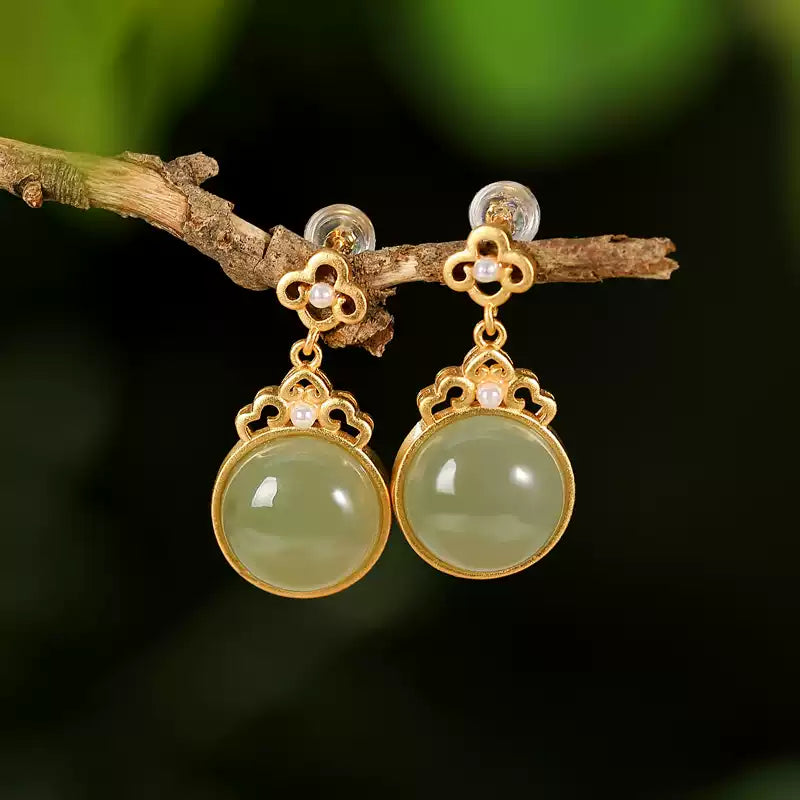 Brynn Jade Drop Earrings