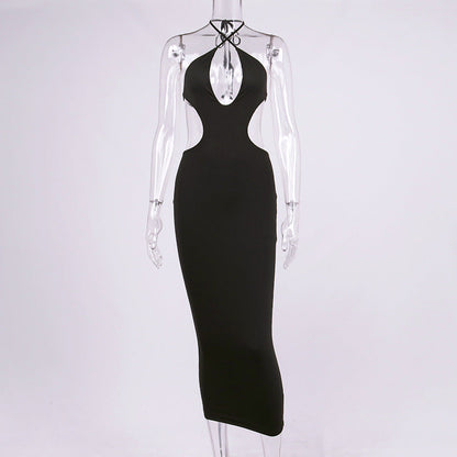 Roxanne Halter Cut-out Maxi Dress