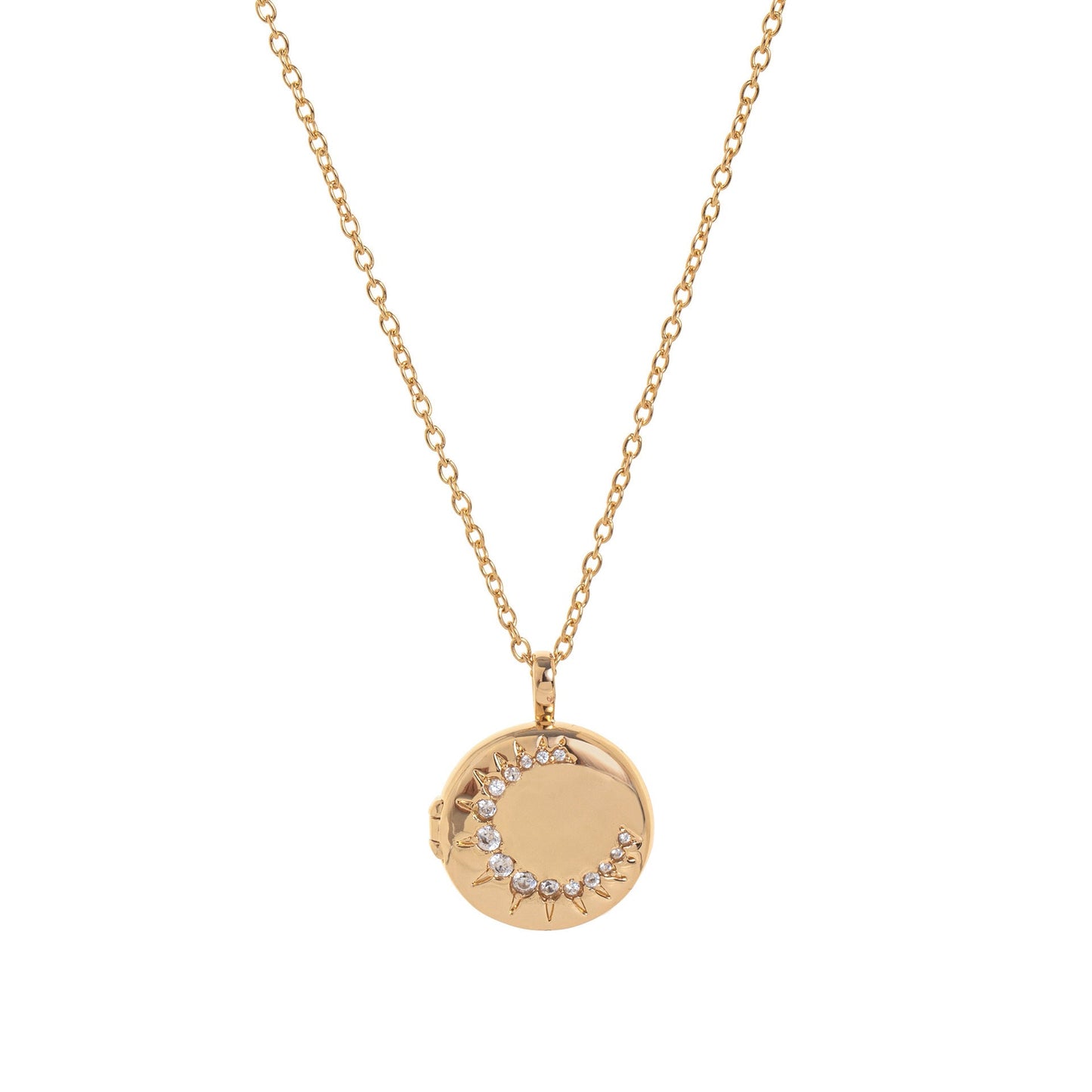 Butterfly Shell Locket Necklace