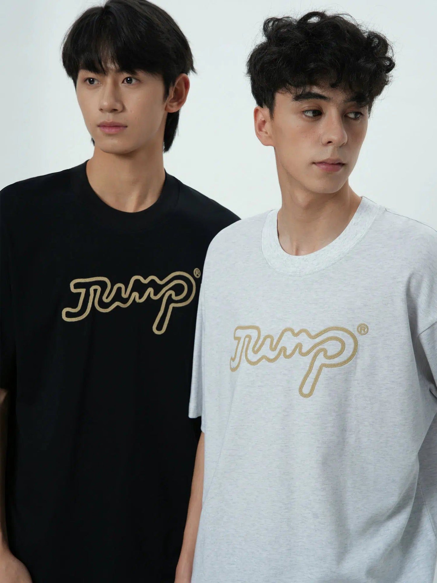 T-shirt With Hollow Logo Text