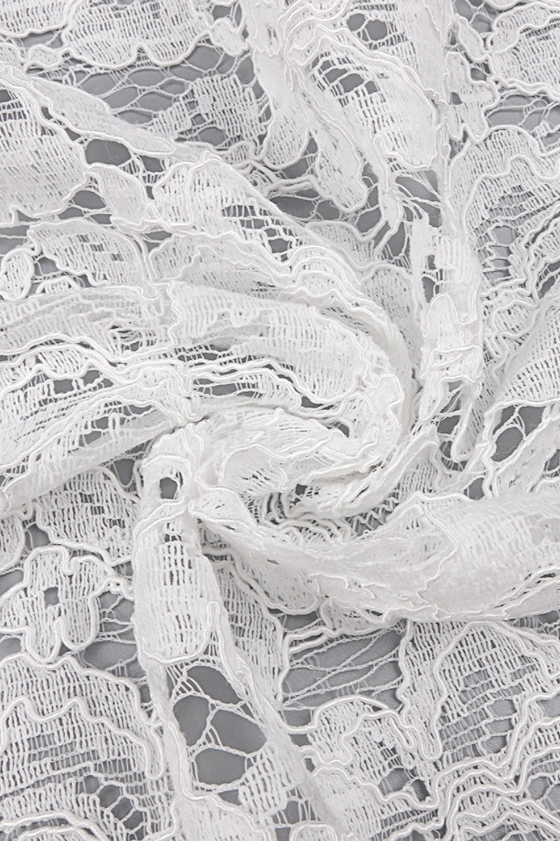 Davina White Lace Maxi Dress