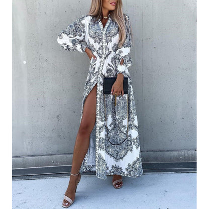 Spring Summer Maxi Dress Loose Vacation Dress