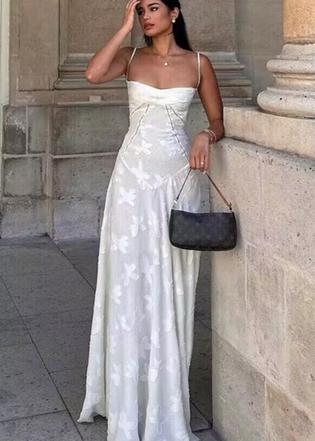 Celestine - Spaghetti Strap Maxi Dress