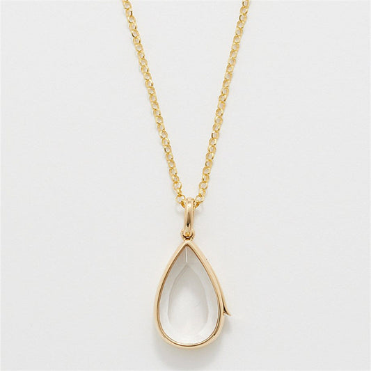 Rosaline Ocean Drop Locket Necklace
